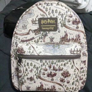 Harry Potter LoungeFly Mini backpack of map